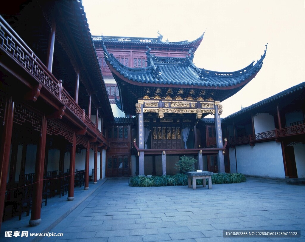 中式庭院古建筑景观