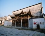 古旧徽派建筑外观
