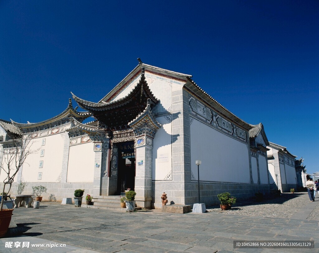 中式古建筑外观风景