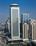 城市高楼建筑群景观