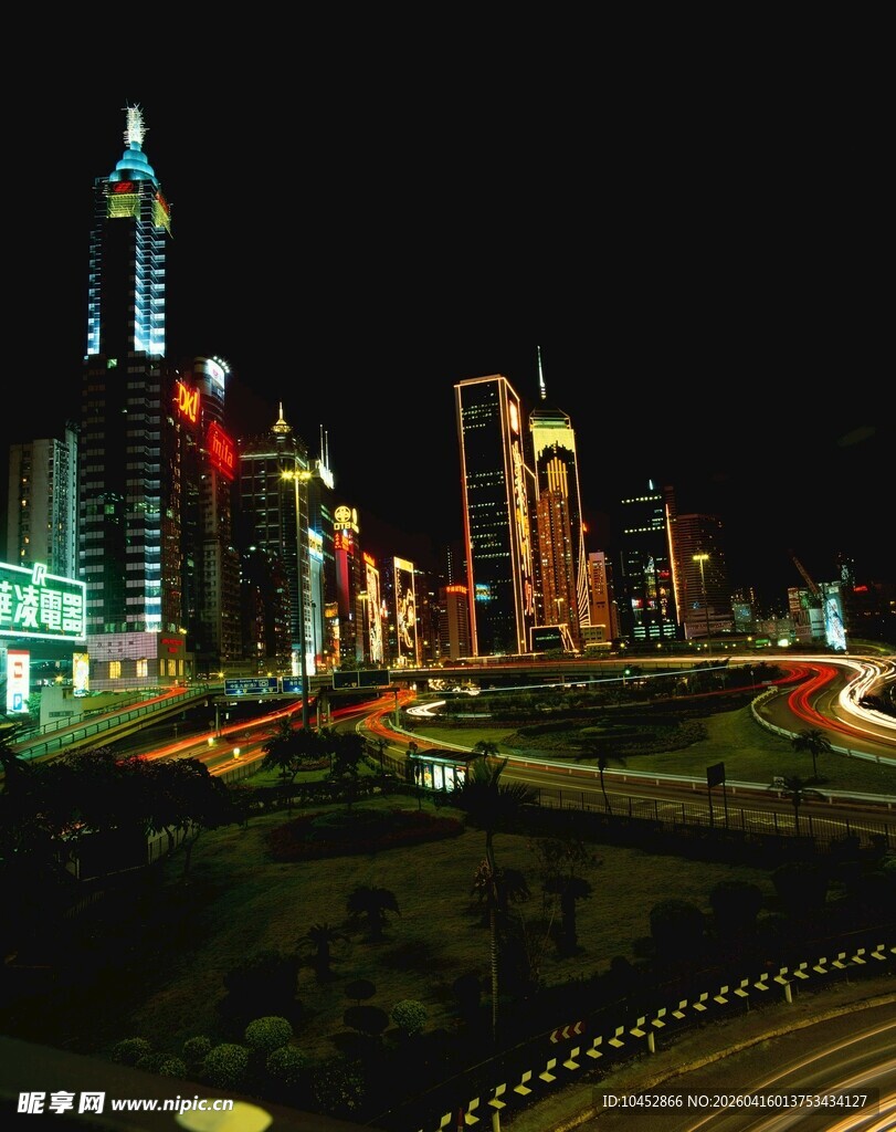 城市璀璨夜景