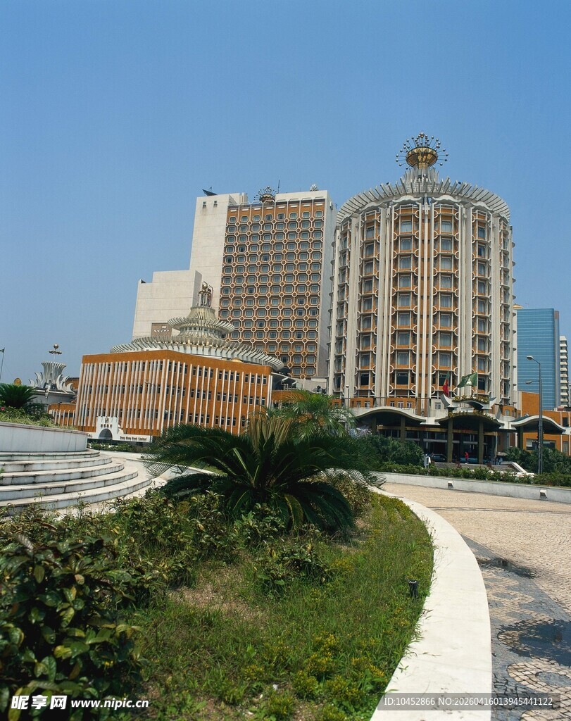 澳门城市景观建筑风景