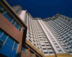 现代高层建筑外观特写