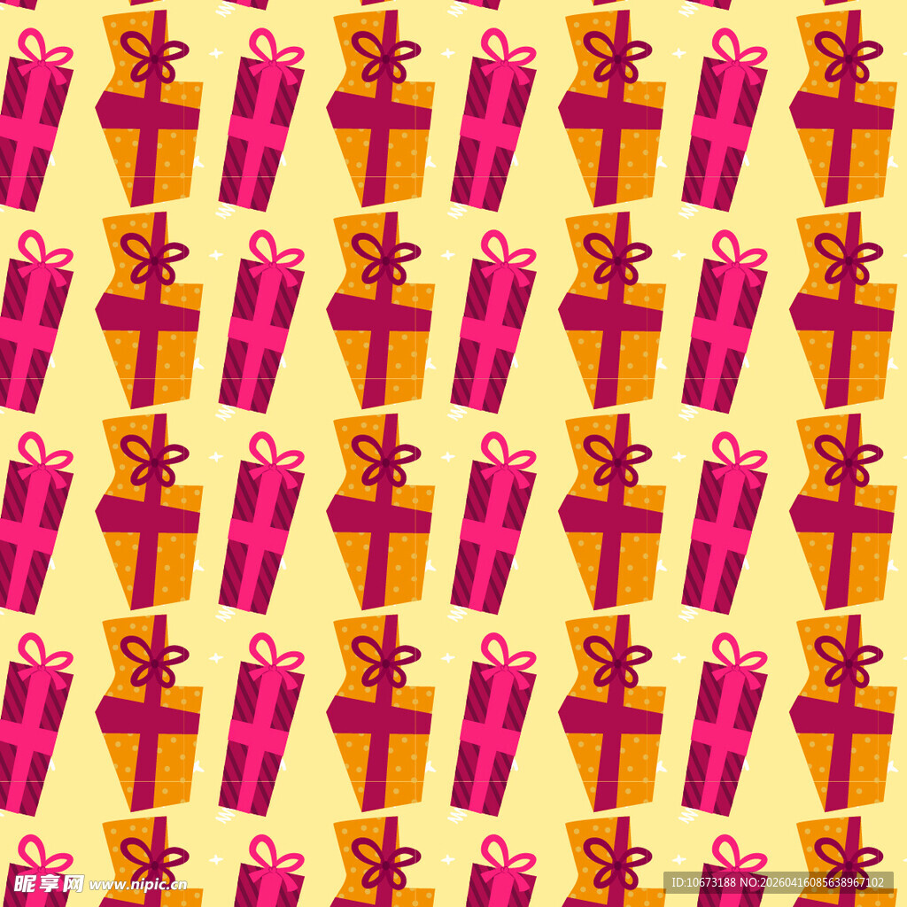 礼物图案背景图