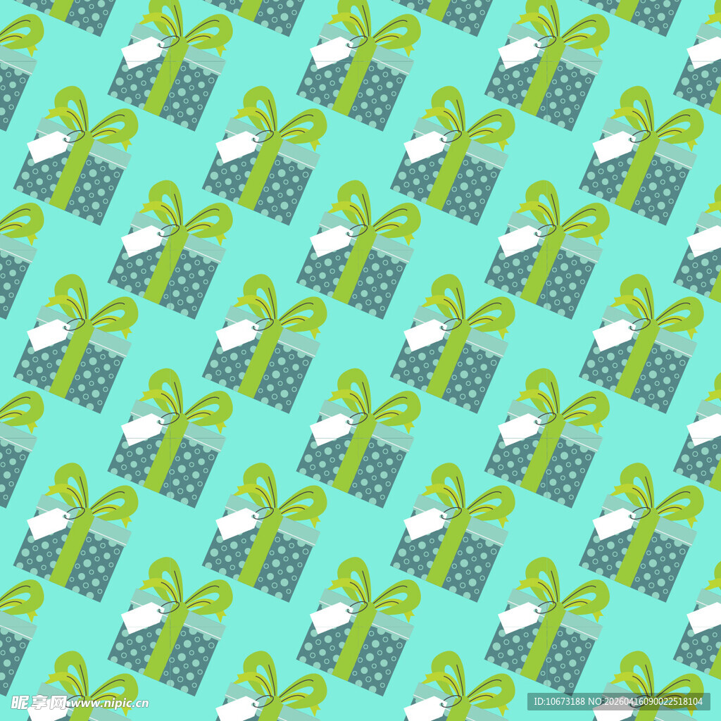 礼物图案无缝背景