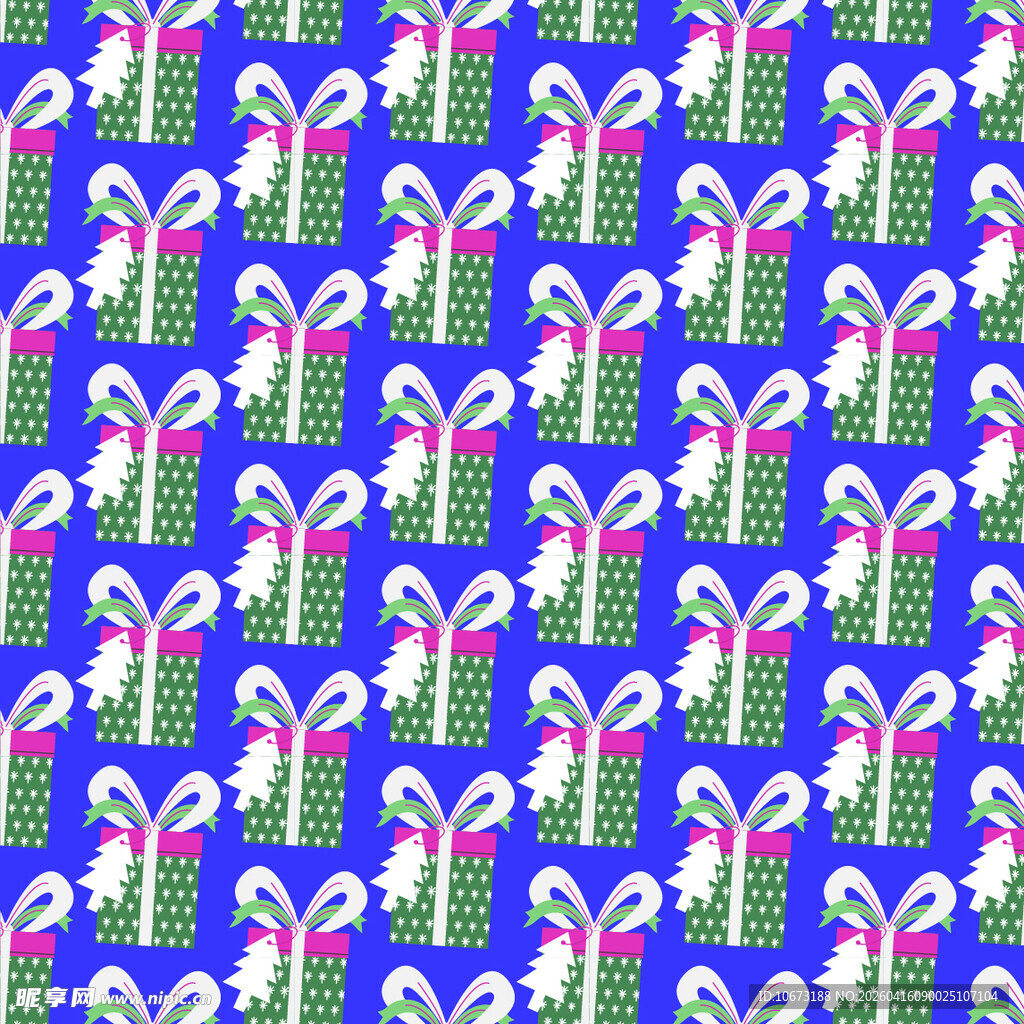 节日礼物图案背景