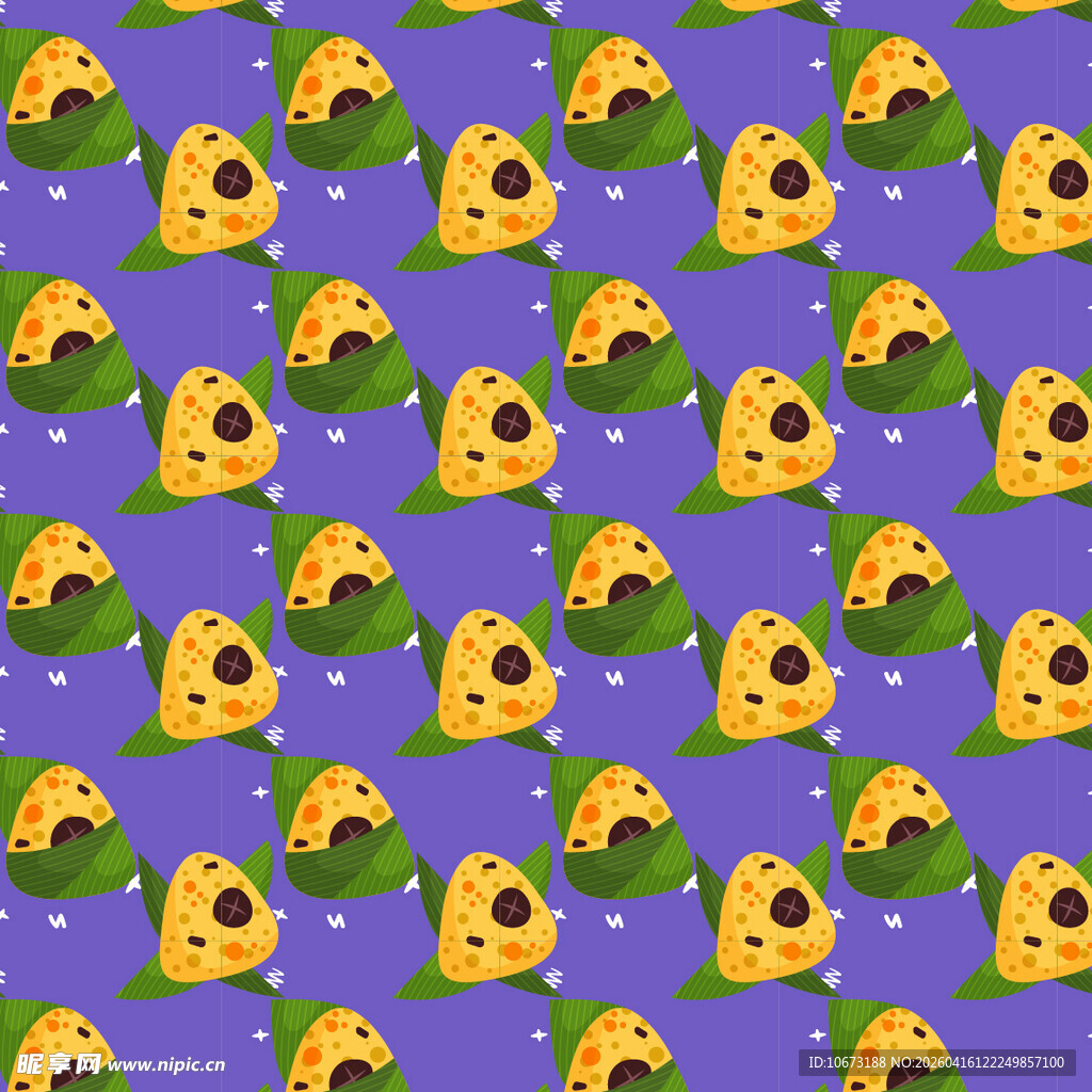 紫色背景粽子图案背景