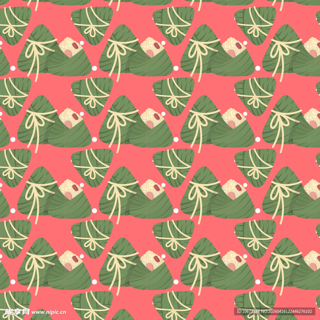 端午粽子竹叶图案背景