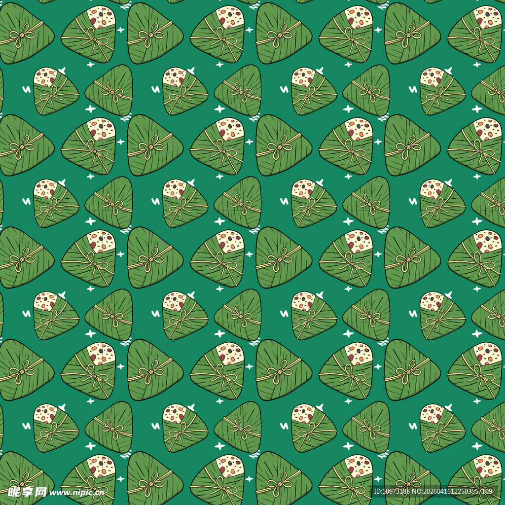 端午粽子图案背景纹理