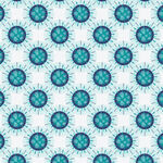 蓝绿圆形病毒图案背景