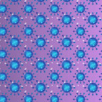 紫色背景蓝色病毒图案