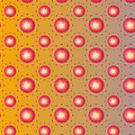 渐变背景上病毒图案背景