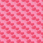 粉色爱心气球无缝图案背景
