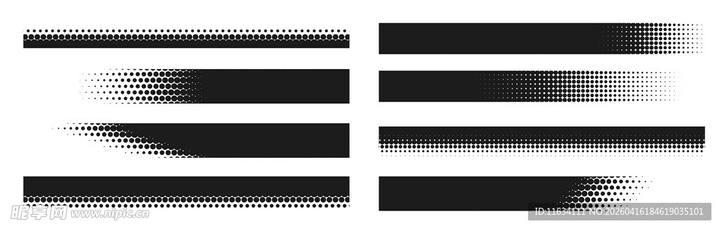 黑白渐变条纹图案