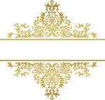 金色奢华欧式花纹装饰元素