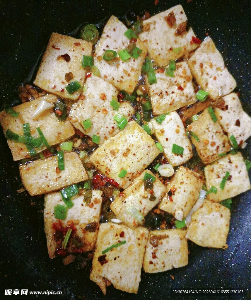 美味香煎豆腐