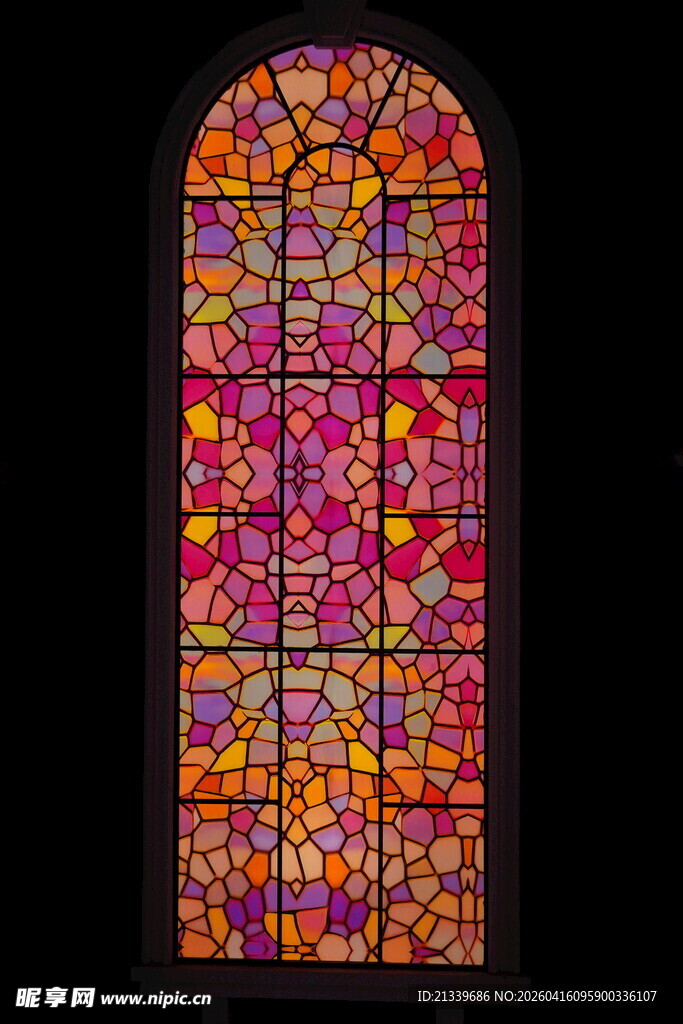 哥特式彩色玻璃