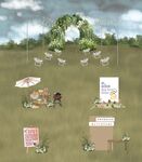 户外草坪婚礼场景布置