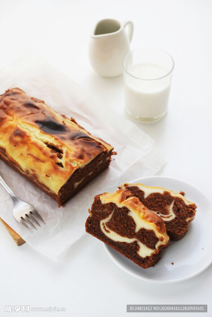 美味大理石纹磅蛋糕