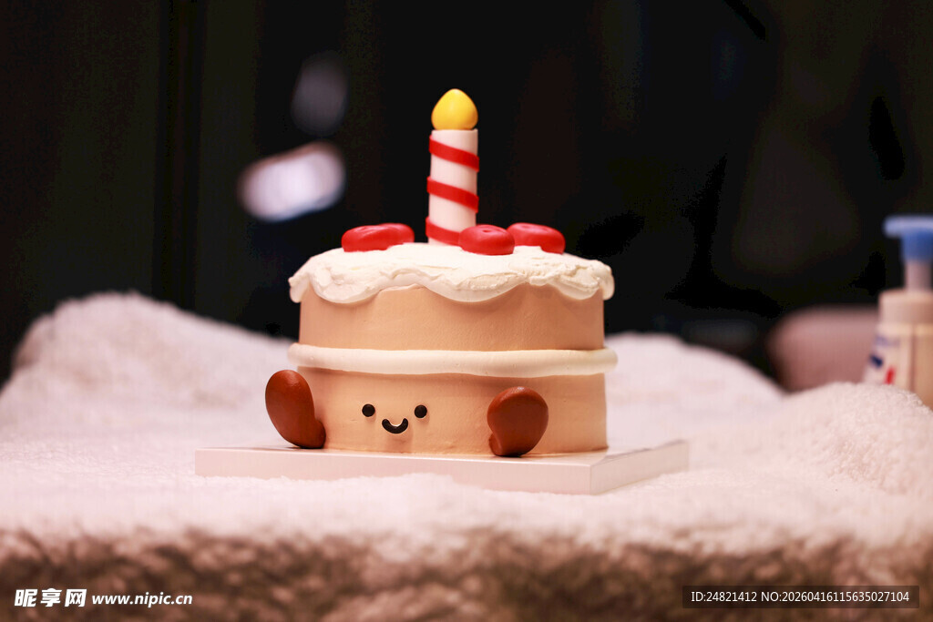 小熊造型生日小蛋糕