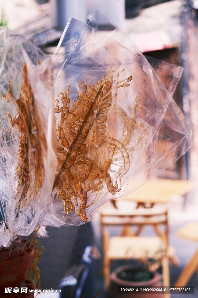 传统糖画制作场景