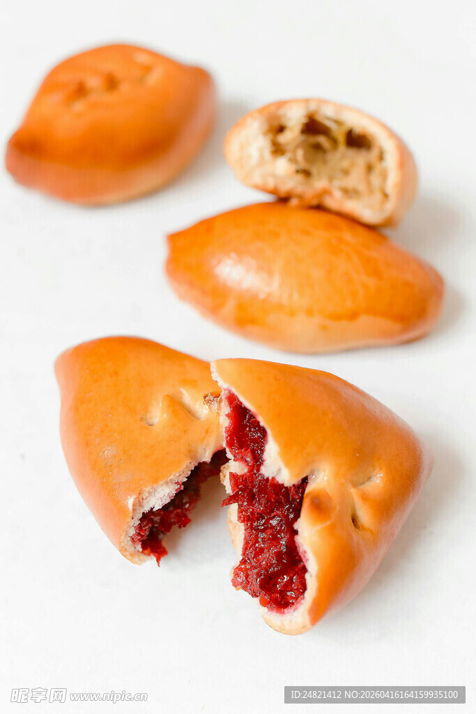 美味夹心糕点