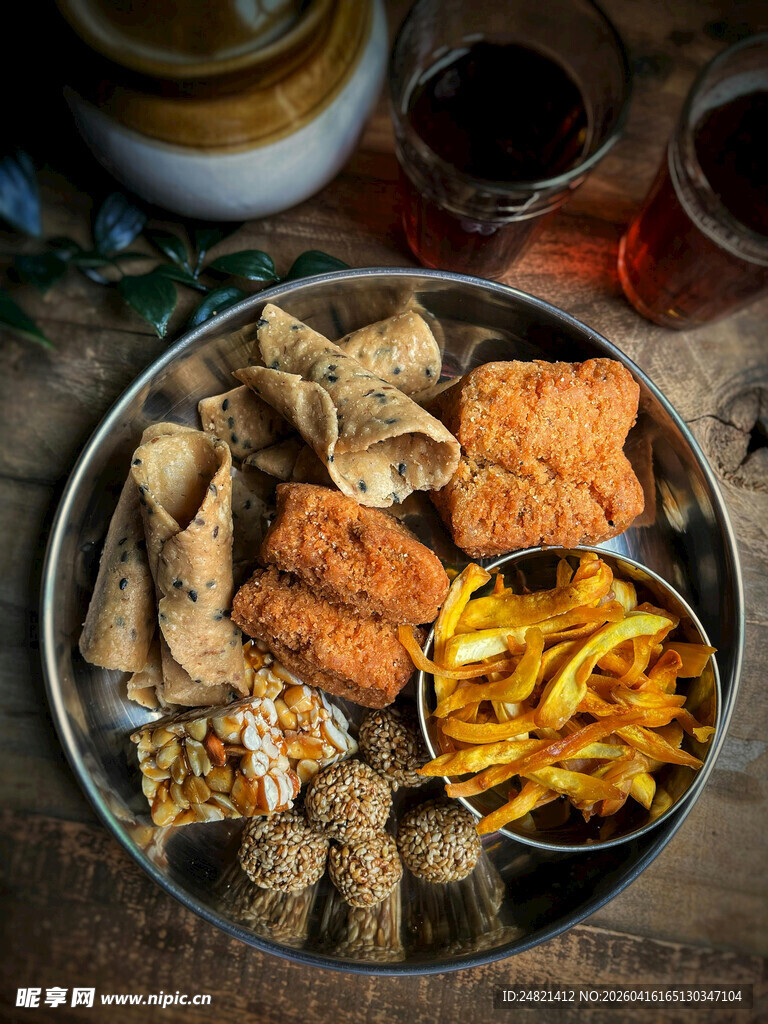 美味零食拼盘