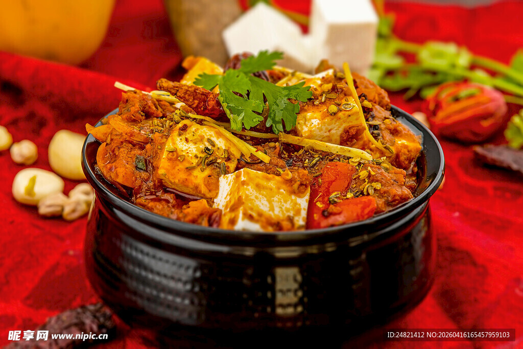 美味香辣排骨火锅