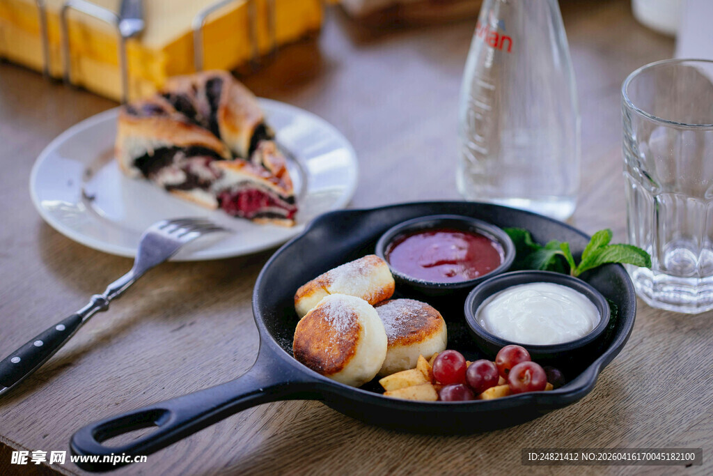 美味西式早餐拼盘