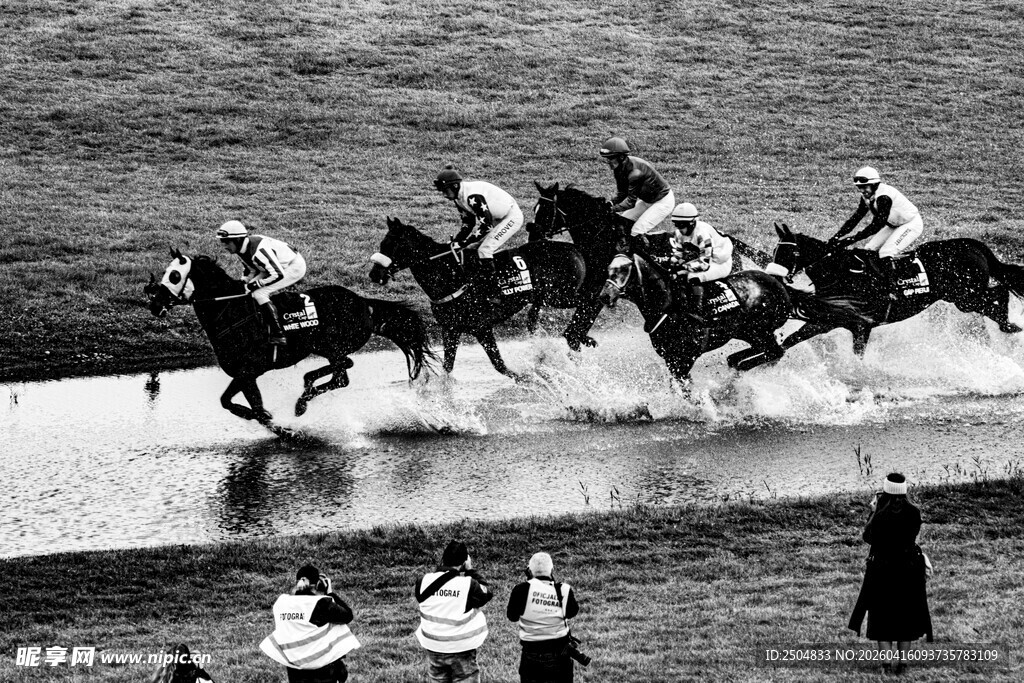 海边赛马精彩瞬间
