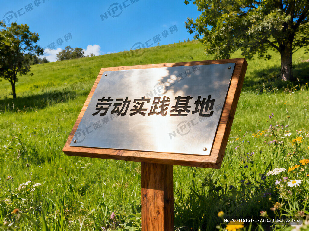 润德劳动实践基地牌