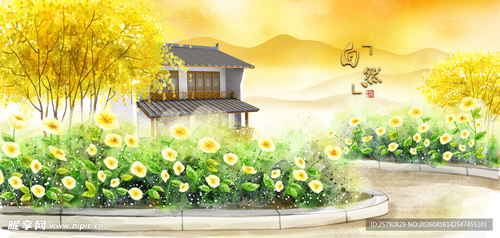 遍地黄花烂漫花海