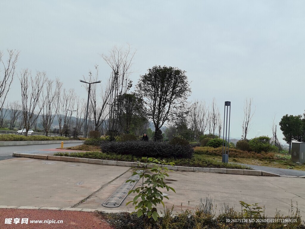 空旷户外景观场景