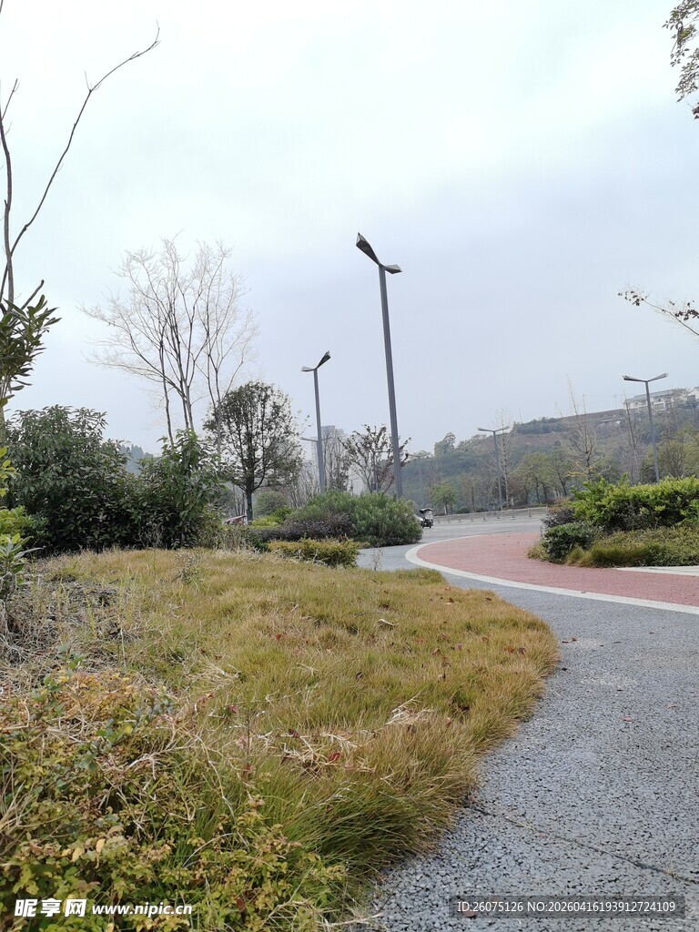 城郊小径风光