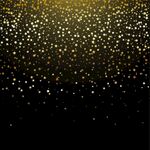 金色闪烁粒子背景