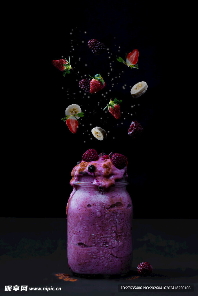 蓝莓冰淇淋酸奶