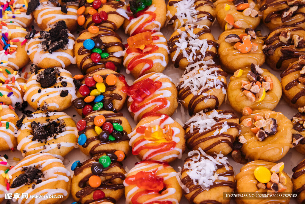 多彩美味甜甜圈大集合
