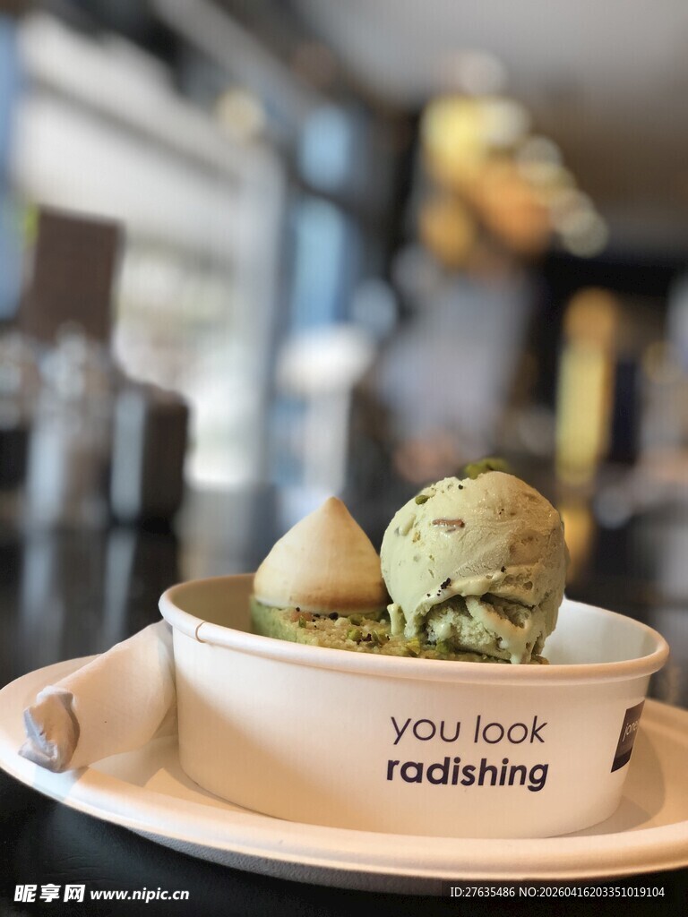 精致美味冰淇淋