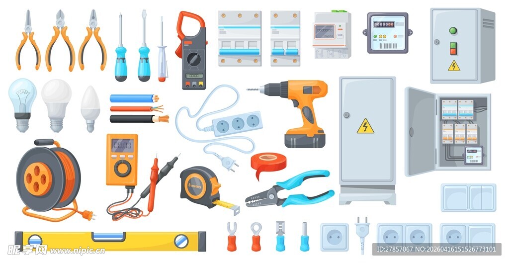 电工工具素材