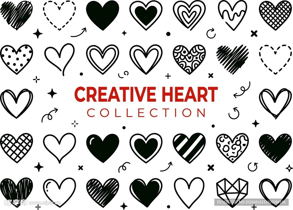 爱心图案合集