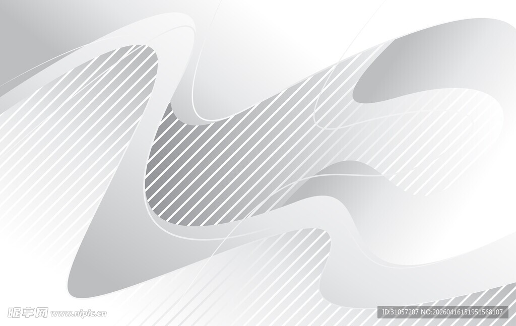 灰白流线背景