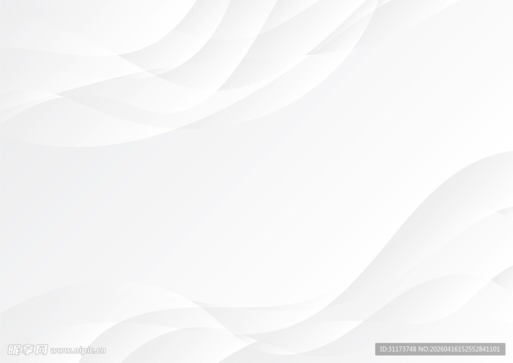 白色波浪背景