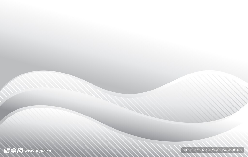 灰色波浪背景