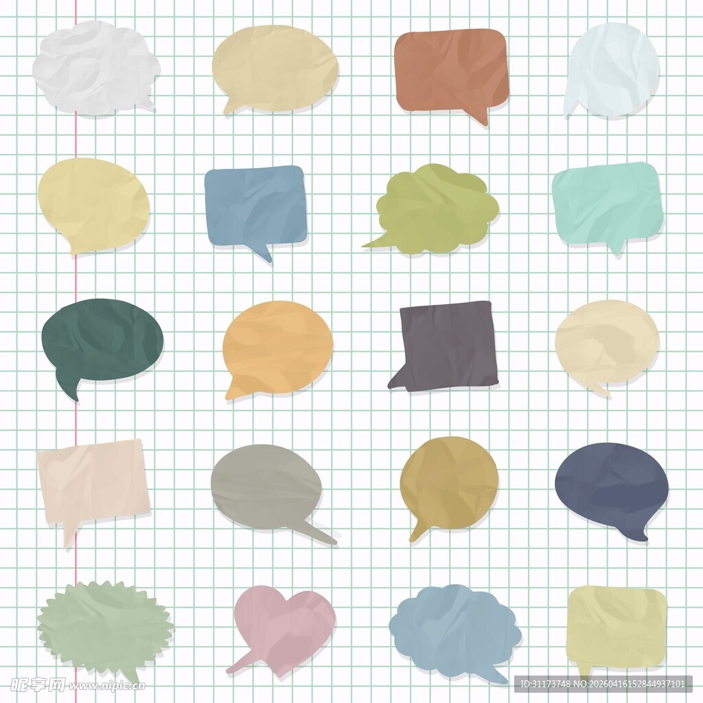 复古对话框素材