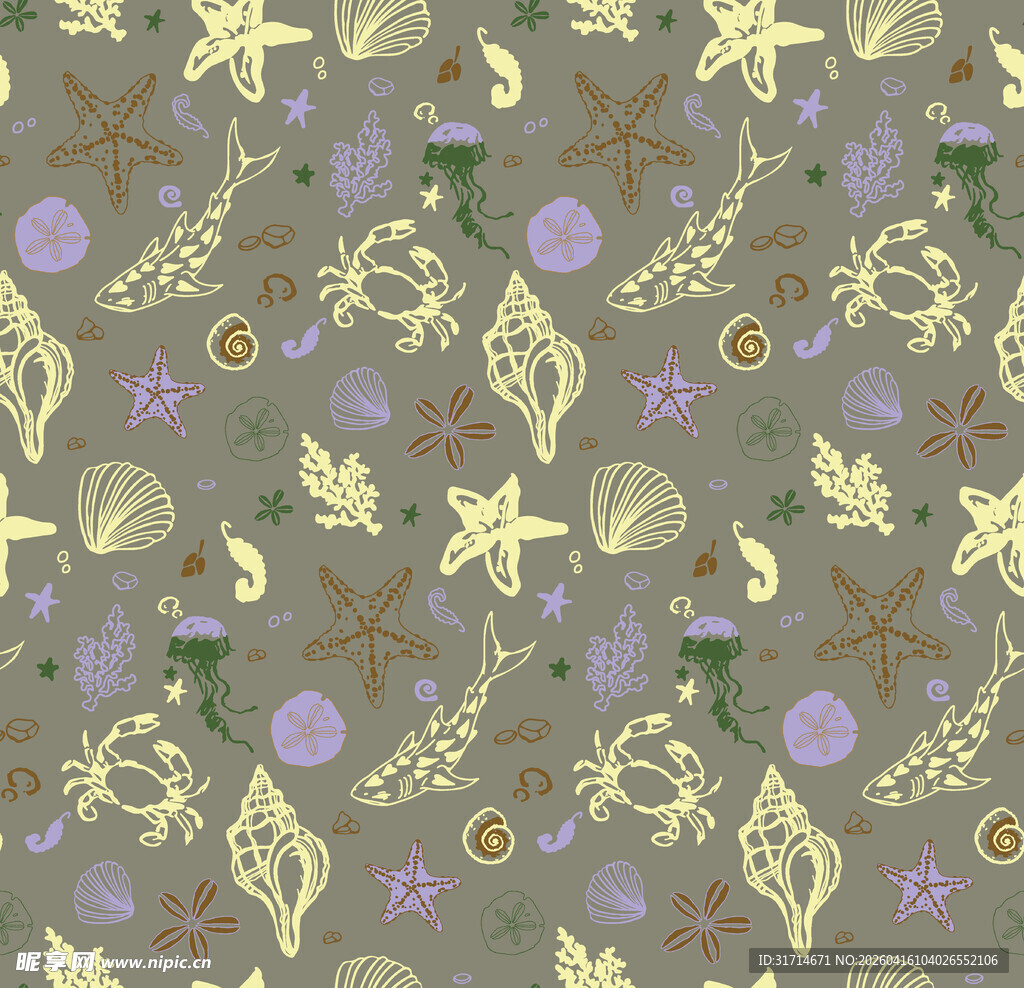 复古花卉藤蔓图案背景