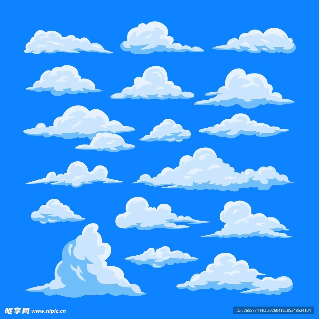卡通云朵素材