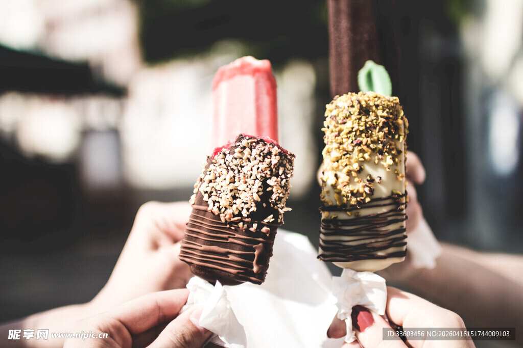 特色手工冰棍展示