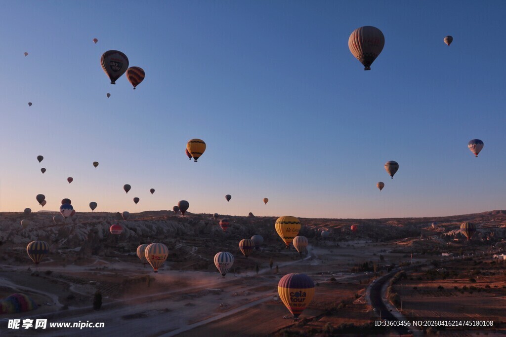 卡帕多西亚的梦幻热气球