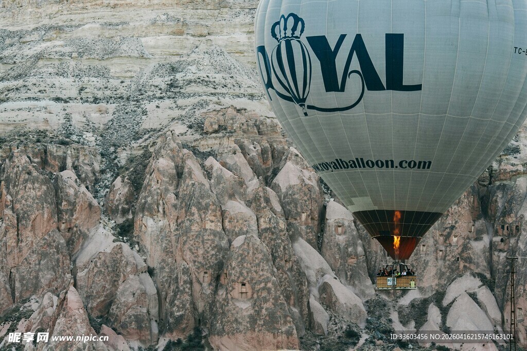 卡帕多西亚热气球空中美景