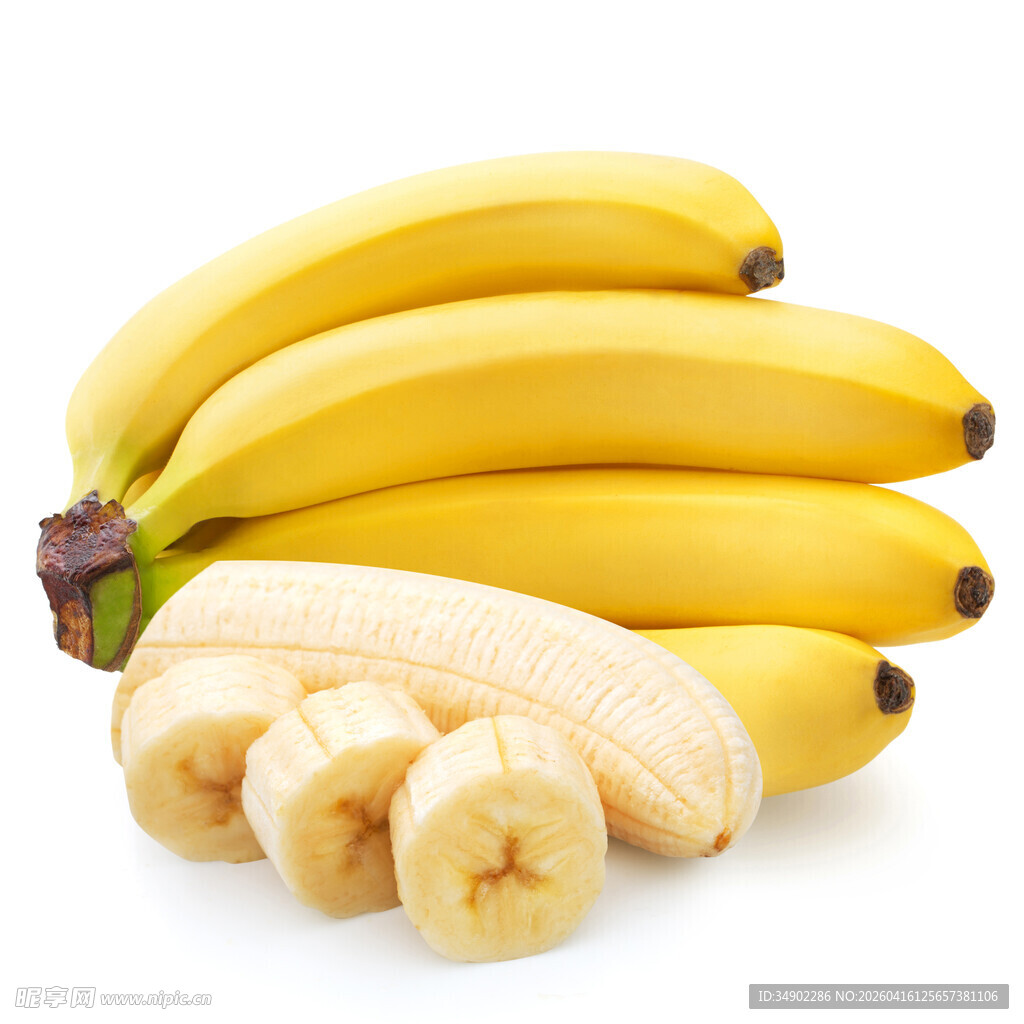 新鲜成串香蕉